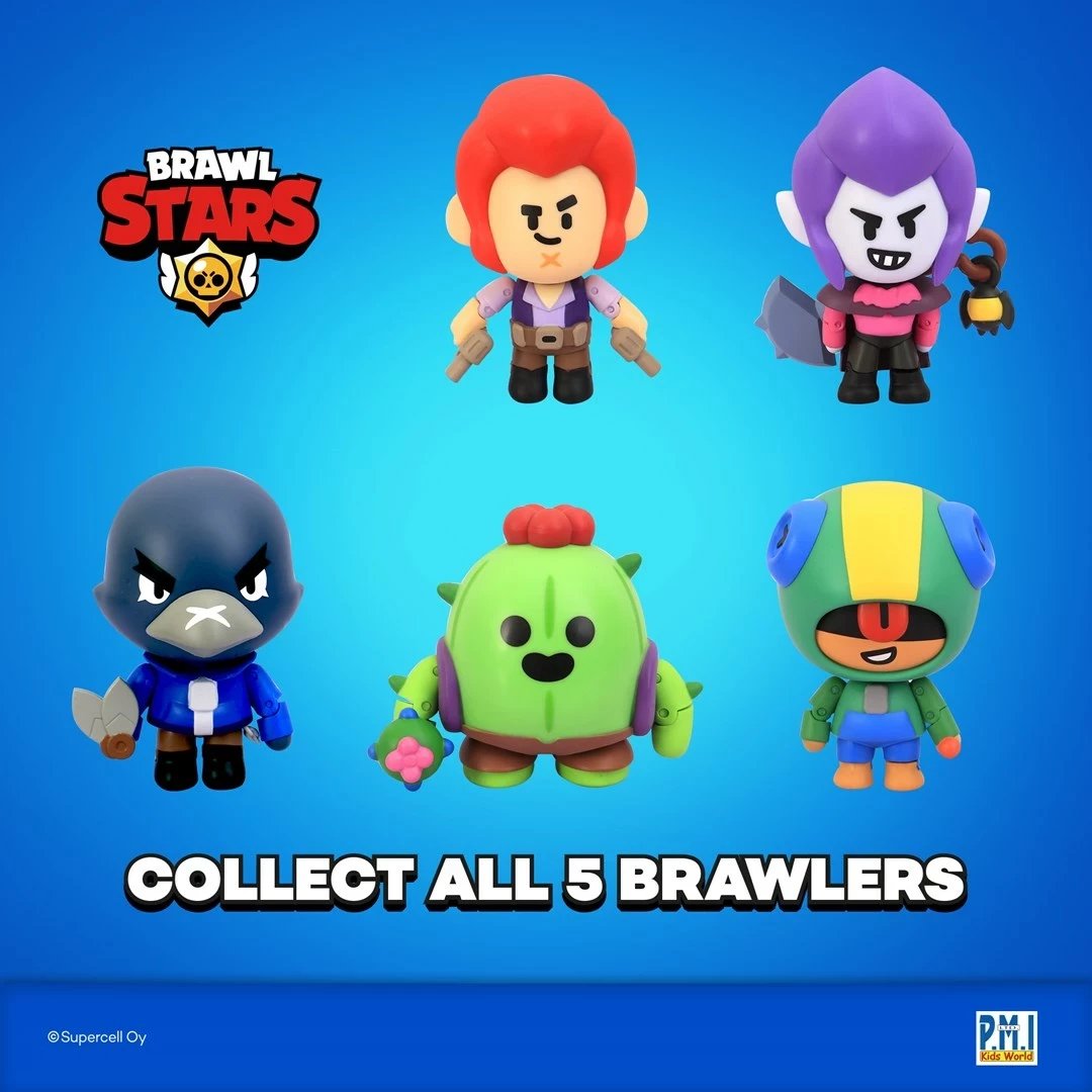 Figurë aksioni Brawl Stars S1, P.M.I. Kids World, Crow, 11cm