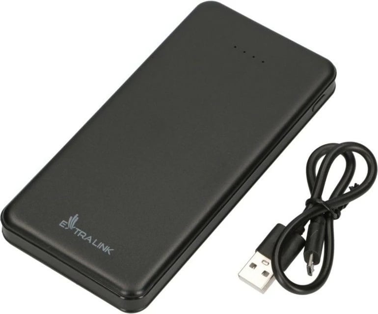 Powerbank Extralink EPB-078B, 10000 mAh, e zezë