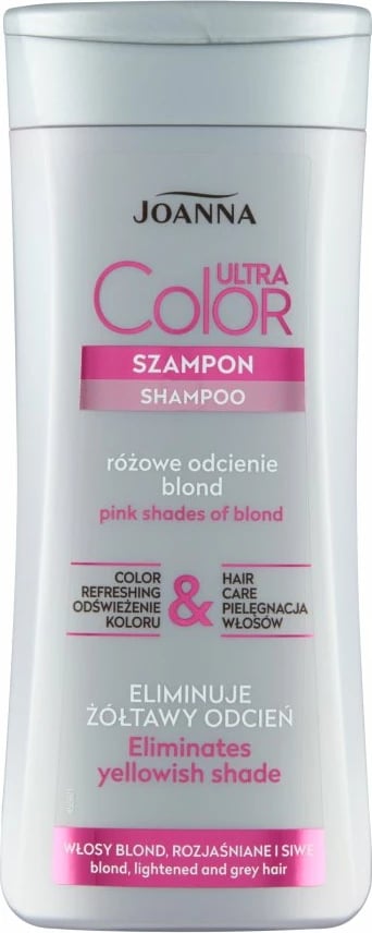 Shampon për femra Joanna Ultra Color për nuancë rozë flokë bionde 200ml