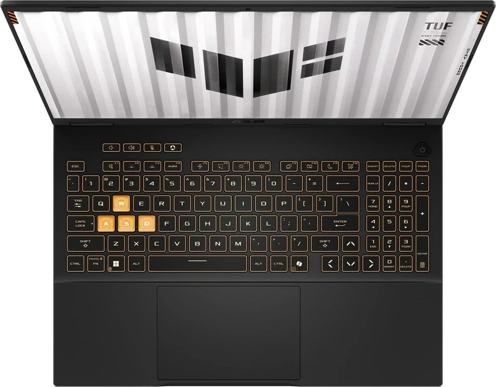 Laptop gaming ASUS TUF Gaming F16 FA608UH-R7165W, 16", AMD Ryzen 7, 16 GB RAM, 512 GB SSD, NVIDIA RTX 5050, Jaeger Grey