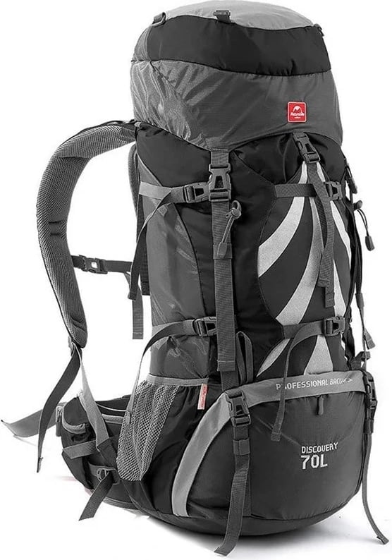 Çantë shpine Naturehike 70L, e zezë
