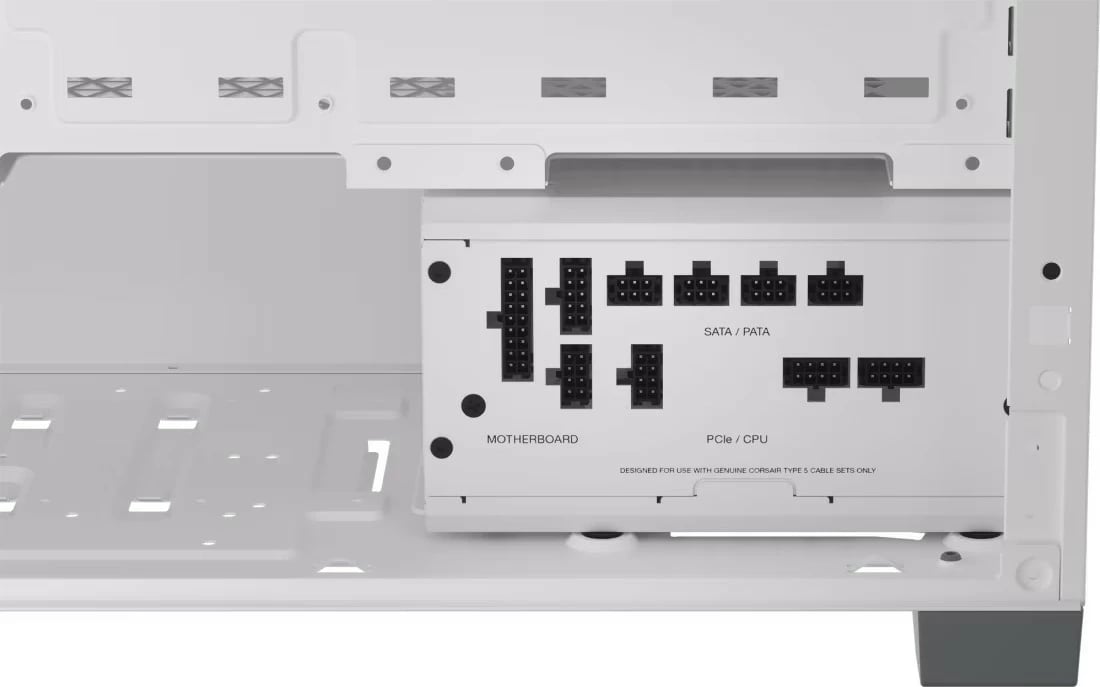 Kasë furnizimi Corsair RM750X SHIFT, 750 W, 80 PLUS Gold, ATX, e bardhë