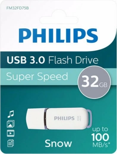 USB stick Philips Snow Edition 32GB USB 3.0, gri
