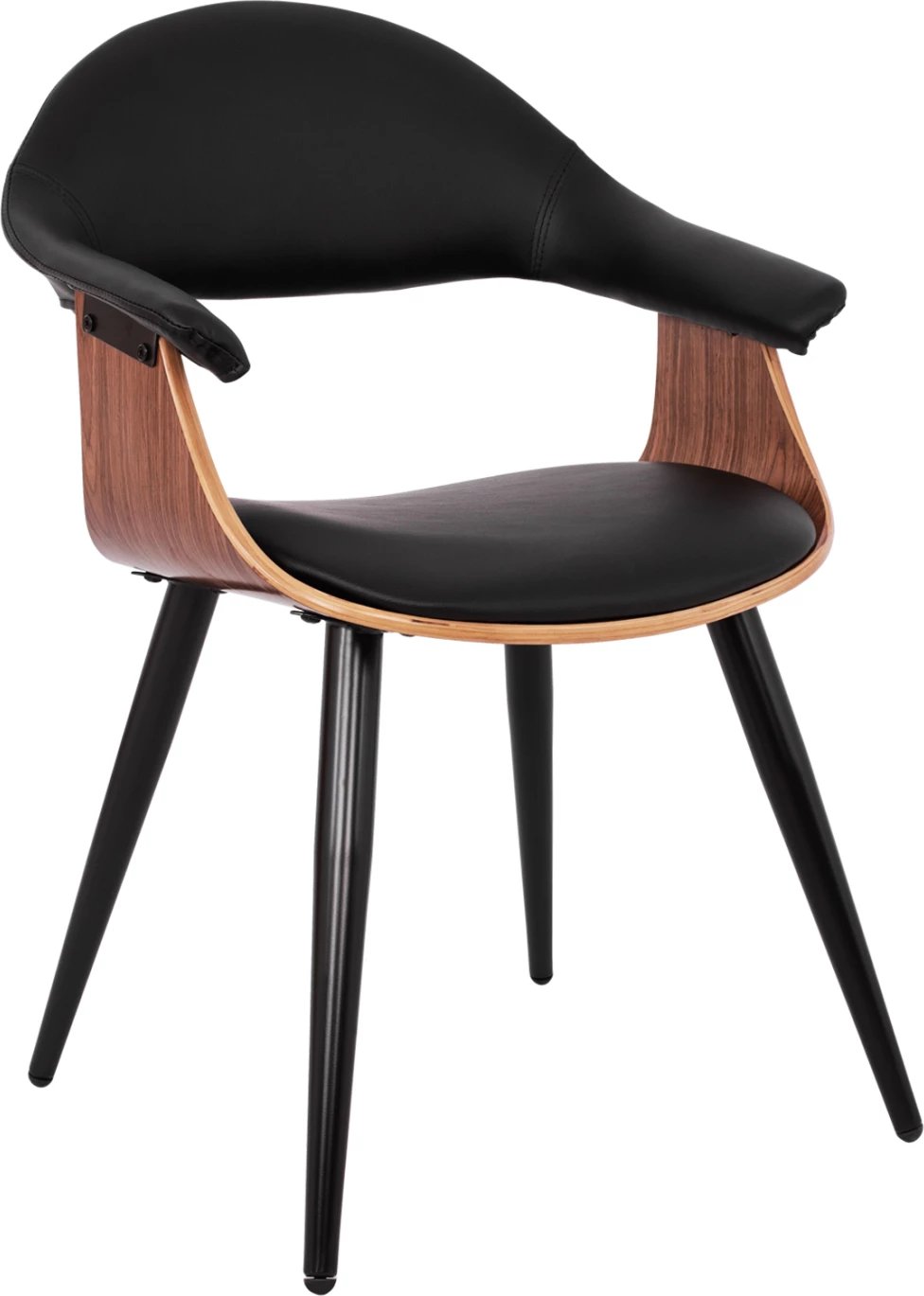 Karrige për zyre konferencash Superior Pro FH1111.01, e zezë/dru