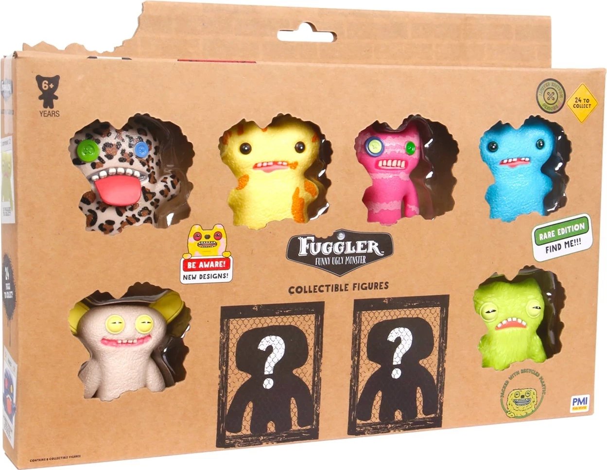 Set figurina koleksionuese Fuggler Limited Edition 1.5, P.M.I. Kids World, 8 copë, shumëngjyrëshe