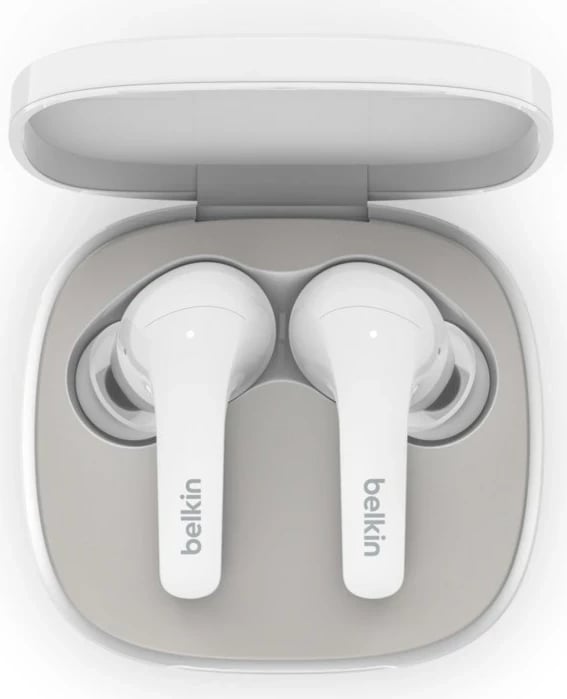 Kufje Belkin SOUNDFORM Flow Wireless Calls/Music USB Type-C Bluetooth Bardhë