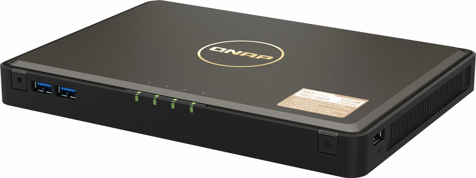 NAS QNAP TBS-464-8G, Intel Celeron N5105/N5095, 8GB RAM, Desktop, i zi