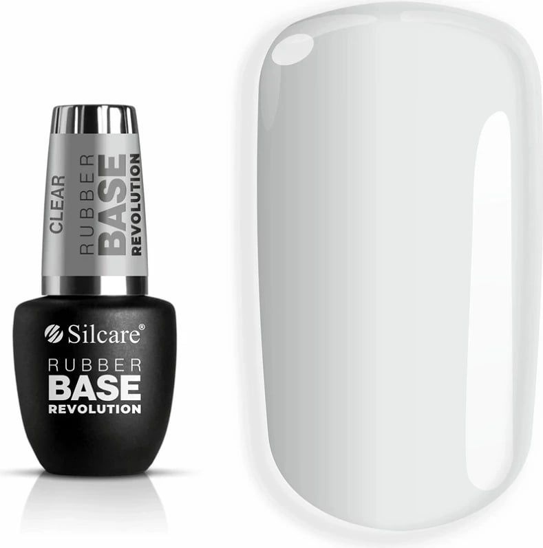 Bazë gome për thonj për femra Silcare Revolution Clear, 9ml