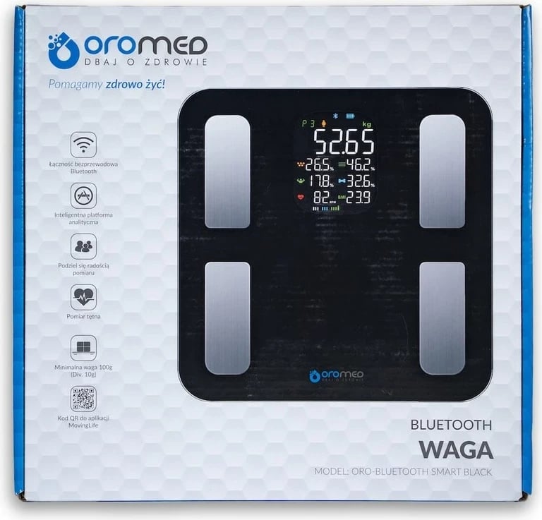 Peshore elektronike banjo Oromed ORO-BLUETOOTH SMART, e zezë