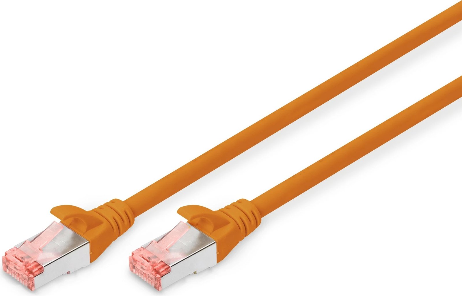 Kabllo rrjeti Digitus Cat6 S/FTP 0.5m portokalli