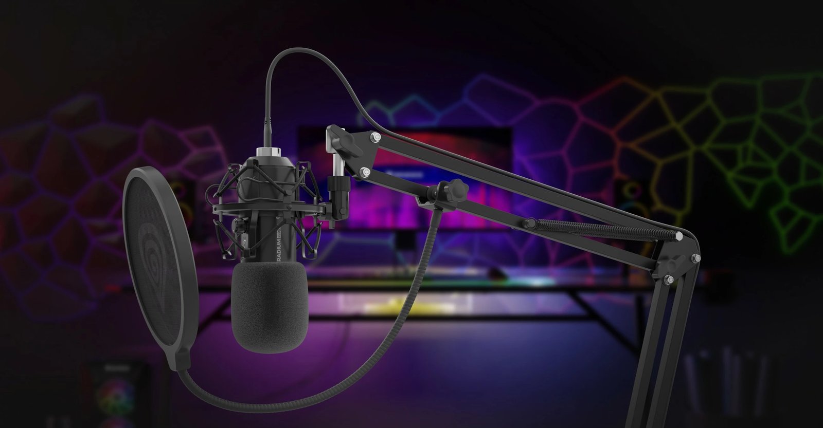 Mikrofon studio Genesis Radium 400 G2, 24 bit, 192 kHz, USB, i zi