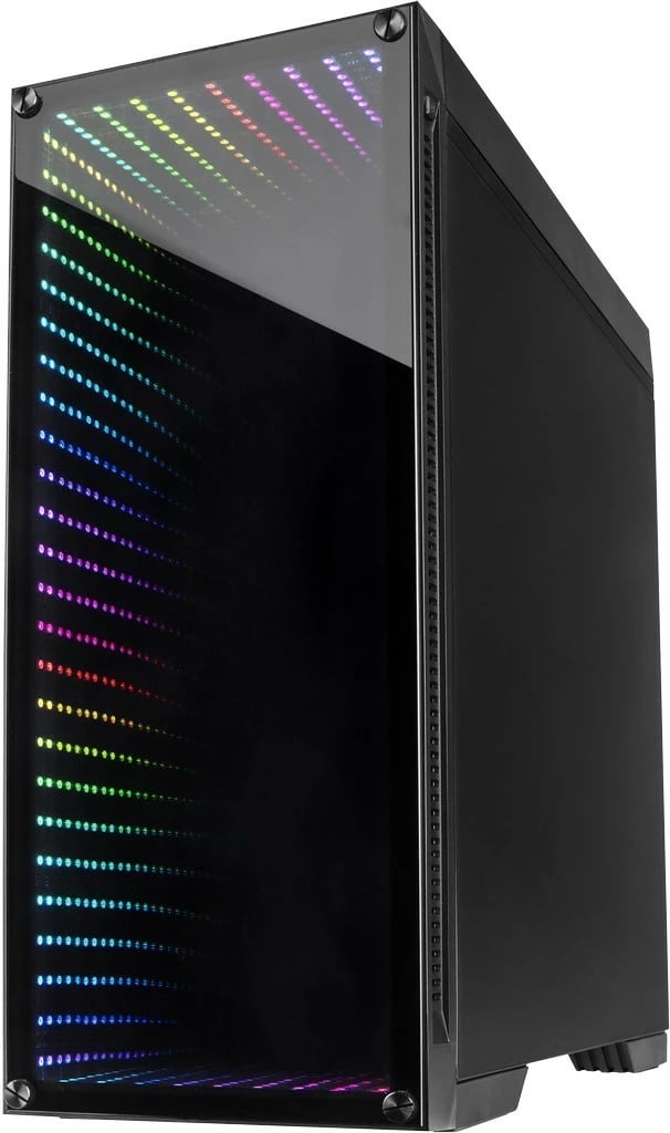 Kasë Inter-Tech X-908 Infini2, Tower, PC, ATX, ITX, micro ATX, Mini-ITX, e zezë Kasë Inter-Tech X-908 Infini2, Tower, PC, ATX, ITX, micro ATX, Mini-ITX, e zezë