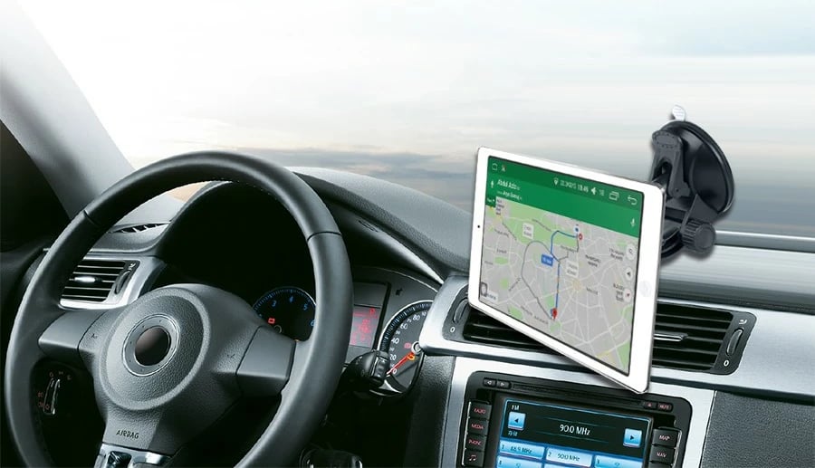 Mbajtës magnetik për veturë Maclean MC-822, për tabletë dhe smartphone, i zi