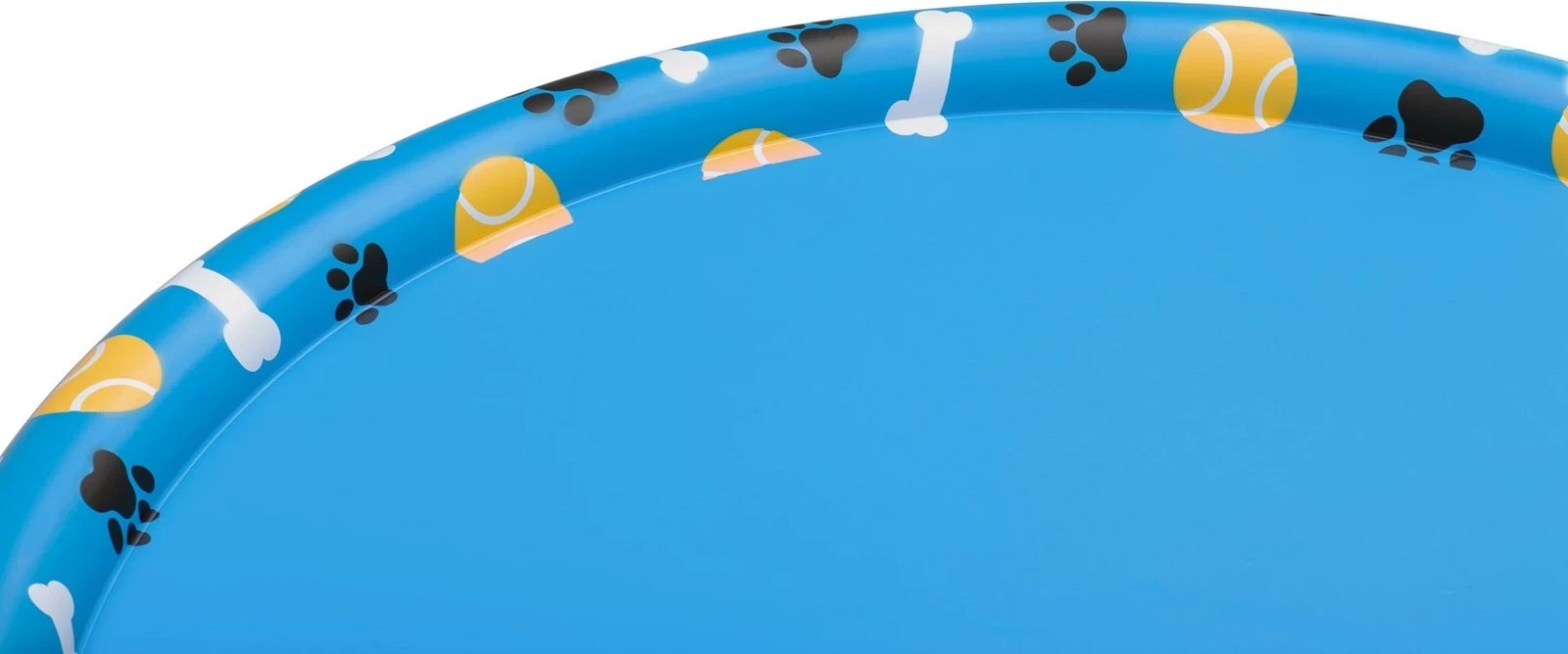 Pishinë për qen Bestway Fetchin' Fun, e verdhë, PVC, rrumbullakët