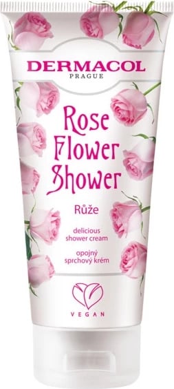 Xhel dushi kremoz për femra Dermacol Flower Shower Delicious Rose, 200ml