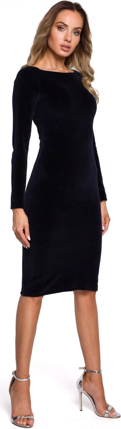 Fustan Moe 149958, ngjyrë blu e errët