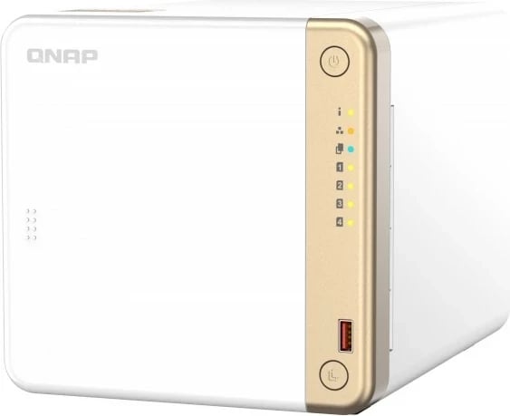 NAS Qnap TS-462-4G, 4GB RAM, Intel Celeron N4505, e zezë