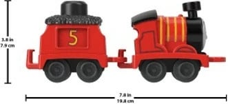 Set lodrash Thomas & Friends Fisher Price HXW24, stacion treni Knapford, shumëngjyrësh
