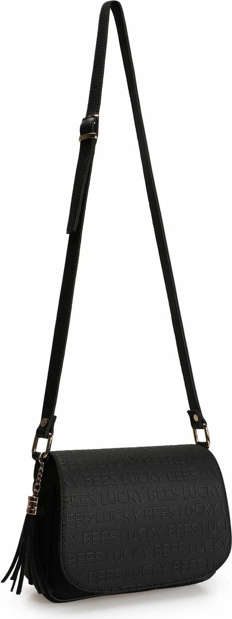 Çantë crossbody Lucky Bees, e zezë, 1389