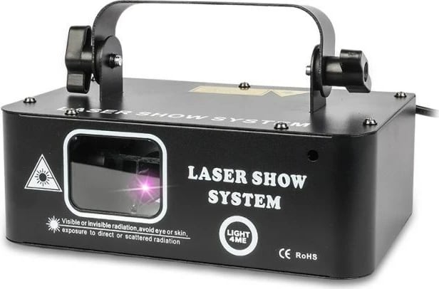 Projektor laserik Light4Me RGB GEOMETRIC LASER 500mW