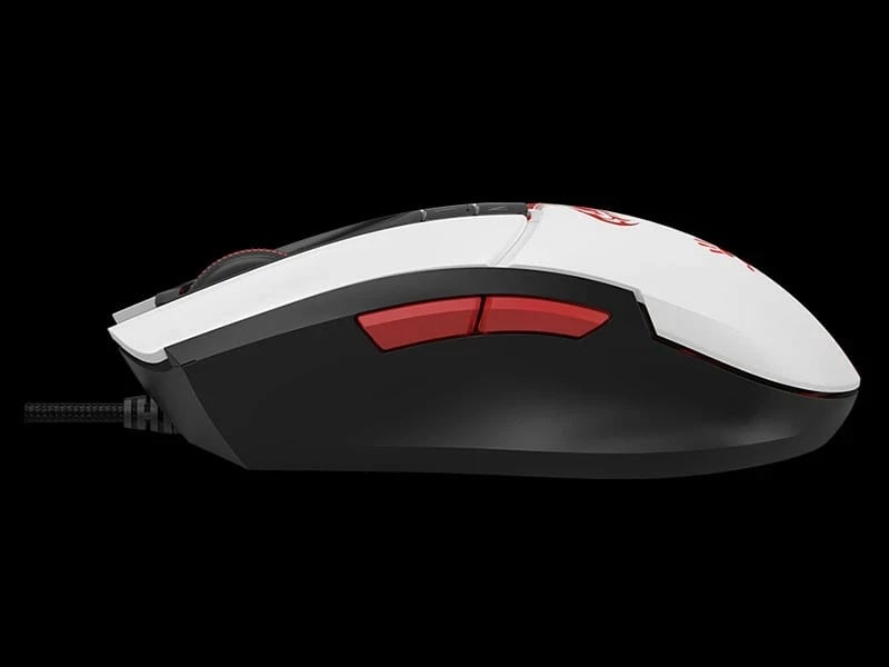 Maus A4Tech Bloody L65 MAX RGB Naraka, i bardhë-zi
