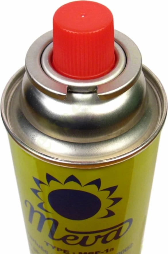 Set djegës gazi Meva KP18004 me ndezës piezo dhe 4 bombola, 1.6 kW