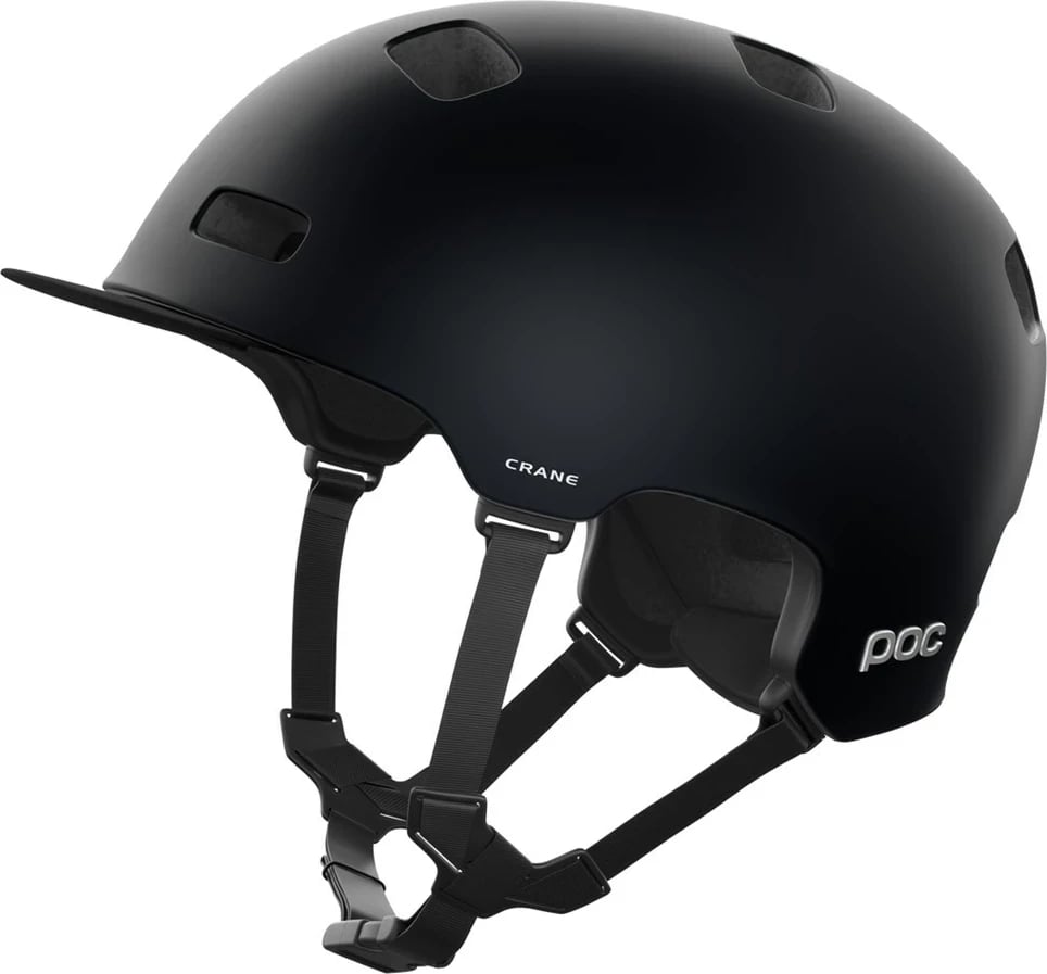 Helmetë POC Crane MIPS, për të rritur, e zezë