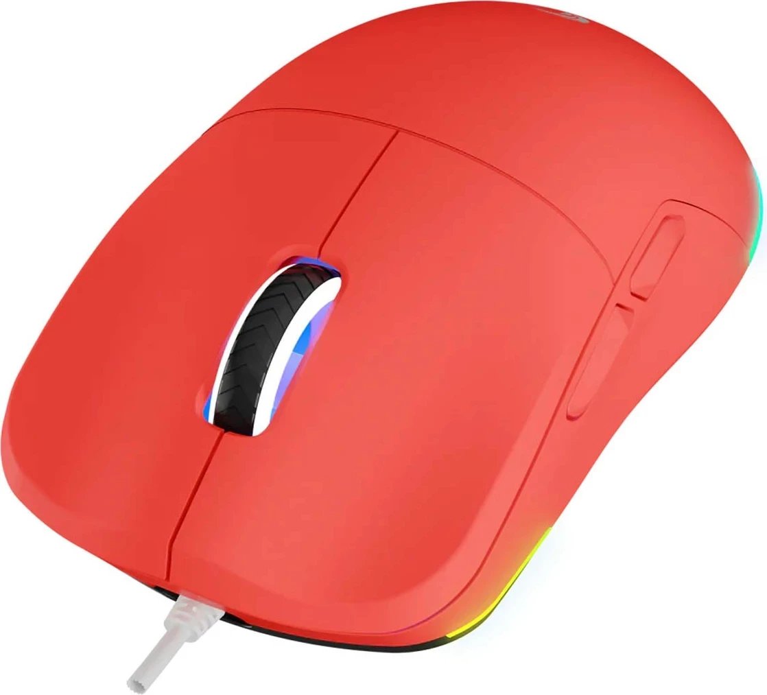 Maus gaming Rampage BLINK, USB, 12800 DPI, RGB, sensor optik, e kuqe