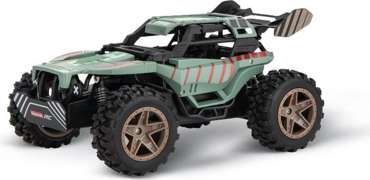 Veture RC Carrera Mountain Racer 2.4GHz, 23 cm, e zezë/e gjelbër, set me telekomandë dhe bateri