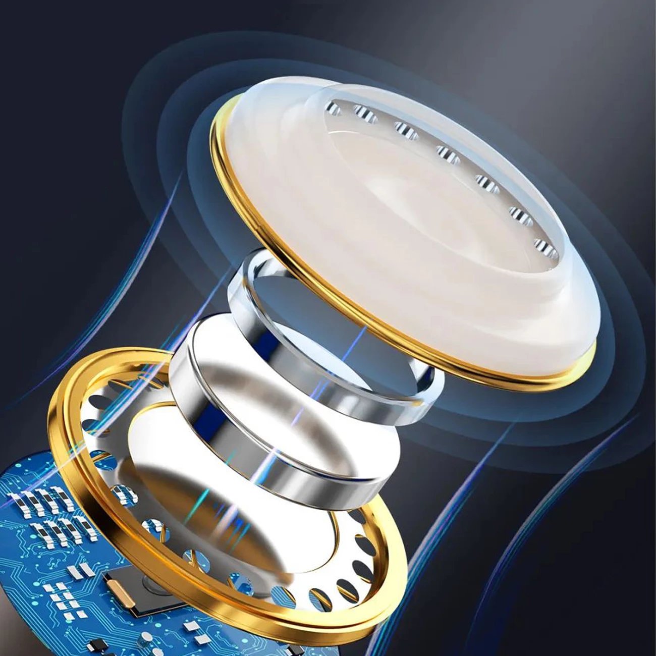 Kufje in-ear Dudao X1PROT me kabllo, USB-C, 1.2m, Bardhë