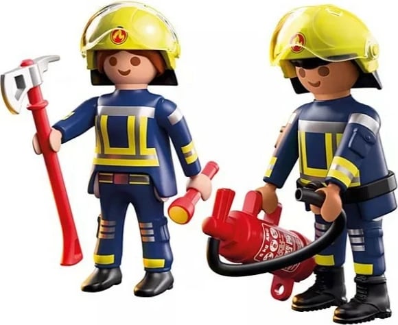 set me figura, Playmobil, 71885 Fire Brigade, 10 pjesë, 4-10 vjeç, Duo Pack