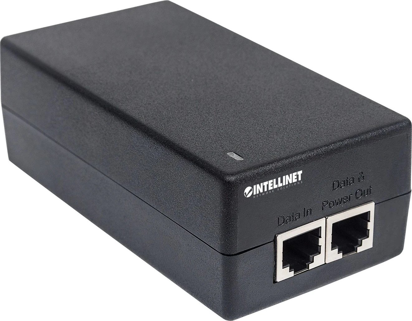 Injektori Ultra PoE+ Intellinet, Gigabit, 1 Port 60 W, i përputhshëm me IEEE 802.3bt dhe IEEE 802.3at/af, Shtëpi Prej Plastike