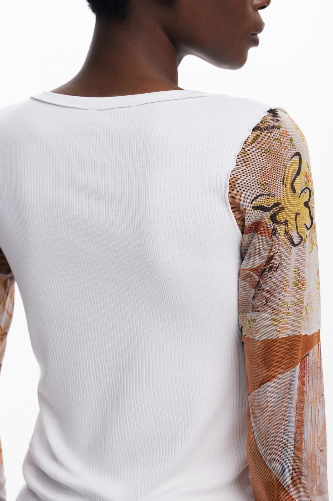 Xhemper femra DESIGUAL, të bardhë