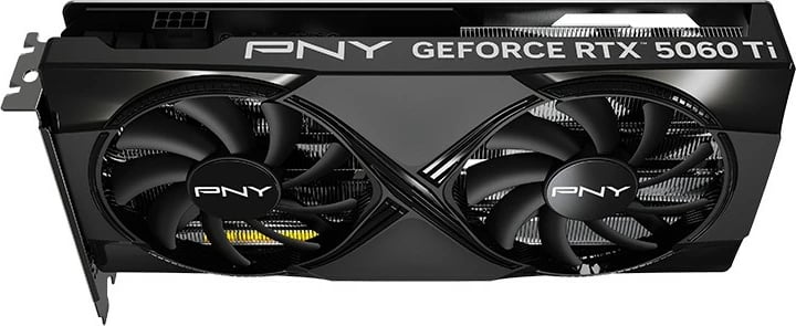 Kartelë grafike PNY GeForce RTX 5060 Ti, 16GB GDDR7, Dual Fan, e zezë