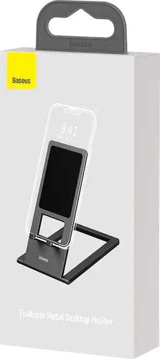 Mbajtës telefoni/tableti Baseus LUKP000013, metalik, gri