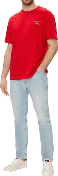 Maicë për meshkuj Tommy Hilfiger Jeans, e kuqe