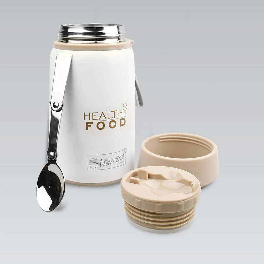 Termos ushqimi Maestro MR-1646-80, 800 ml, bardhë