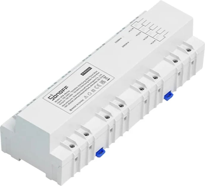 Switch i mençur Sonoff SPM-4Relay, 4x20A, WiFi, i bardhë