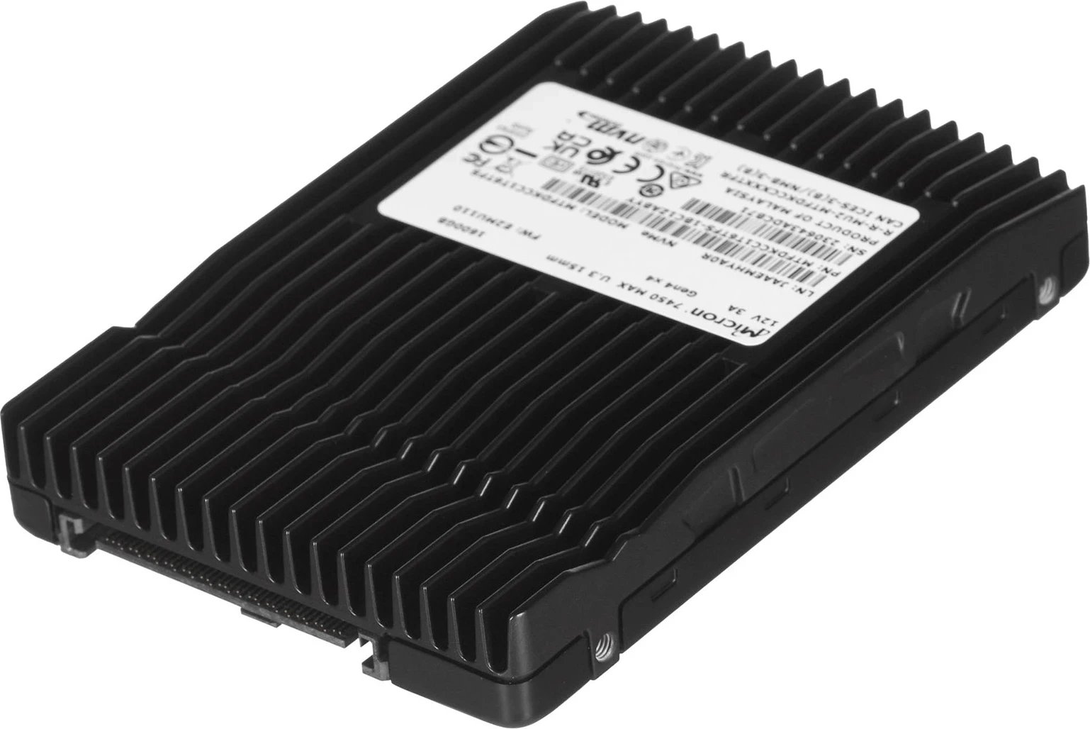 SSD Micron 7450 MAX 1.6TB për Server, PCI 4.0