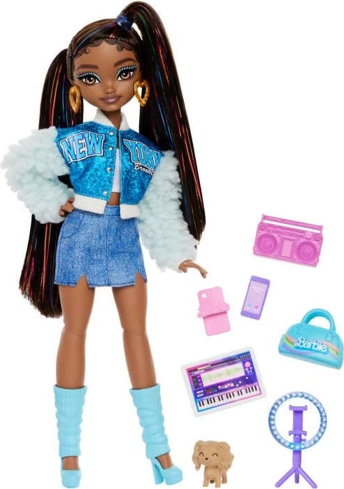 Kukull Barbie Dream Besties Brooklyn me aksesorë, Mattel HYC22, për vajza