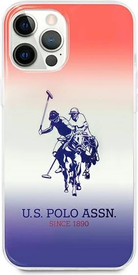 Mbështjellës U.S. Polo Assn. USHCP12MPCDGBR për iPhone 12/12 Pro 6.1", Gradient, Blu/Kuq
