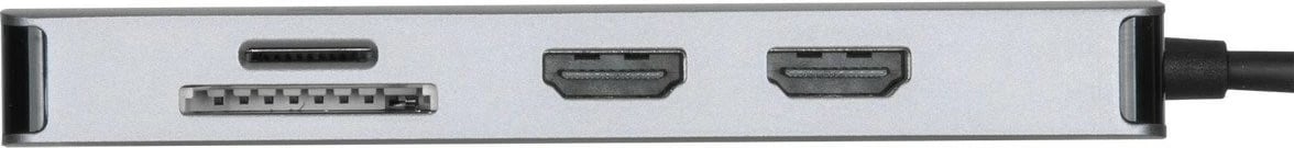 Docking station Targus DOCK423, USB-C, 2x HDMI, 2x USB-A, LAN, SD/MicroSD, argjend