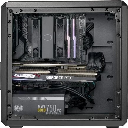 Kasë Cooler Master MasterBox Q300L V2, MATX Mini Tower, e zezë