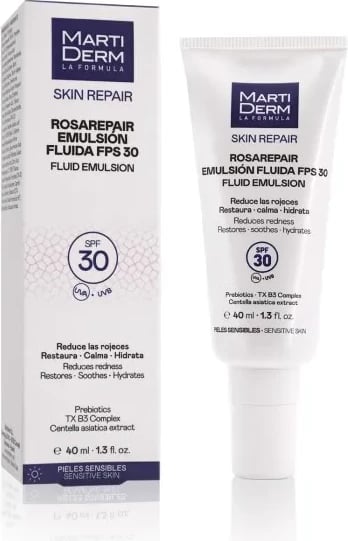 Emulsion për fytyrë unisex Martiderm Rosarepair SPF30, 40ml
