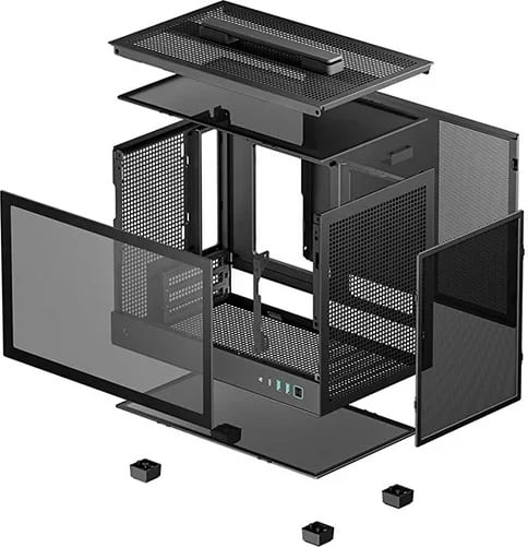 Kasë DEEPCOOL CH160, Small Form Factor (SFF), E zezë
