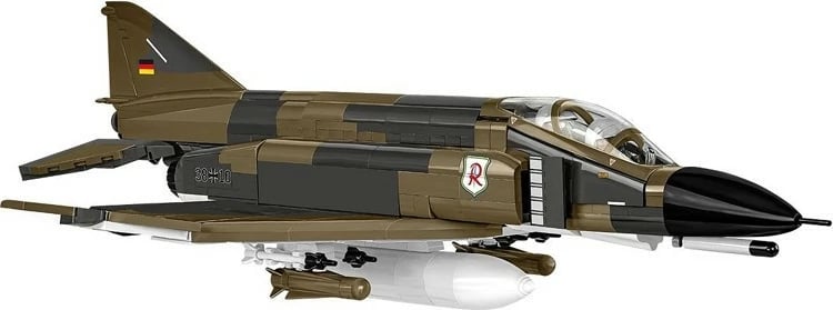 Set lodrash ndërtimi Cobi Armed Forces F-4F Phantom II, 676 pjesë, plastikë