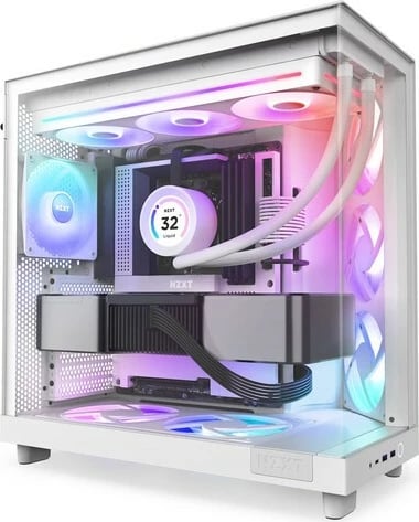 Kasë NZXT F360 RGB CORE PWM, 3 ventilatorë, e bardhë