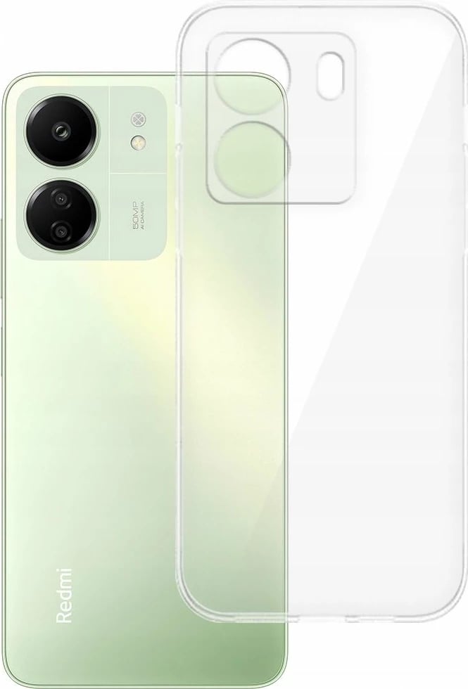 Mbështjellës Tech-Protect FlexAir+ për Xiaomi Redmi 13C / Poco C65, Transparent