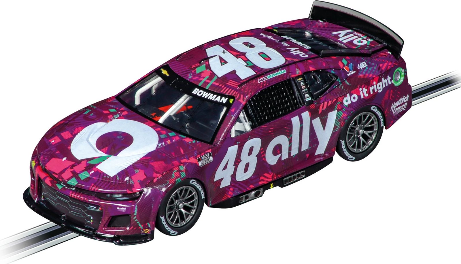 Makine lodër Carrera NASCAR Camaro NextGen ZL1, Alex Bowman 48, shumëngjyrëshe, 1:32