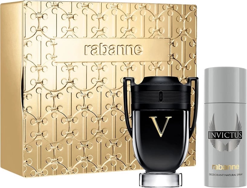 Set Eau de Parfum dhe Deodorant për meshkuj Paco Rabanne Invictus Victory, 100ml + 150ml